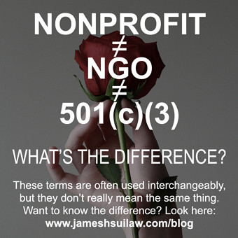 Nonprofit, NGO & 501(c)(3) - What is the Difference?